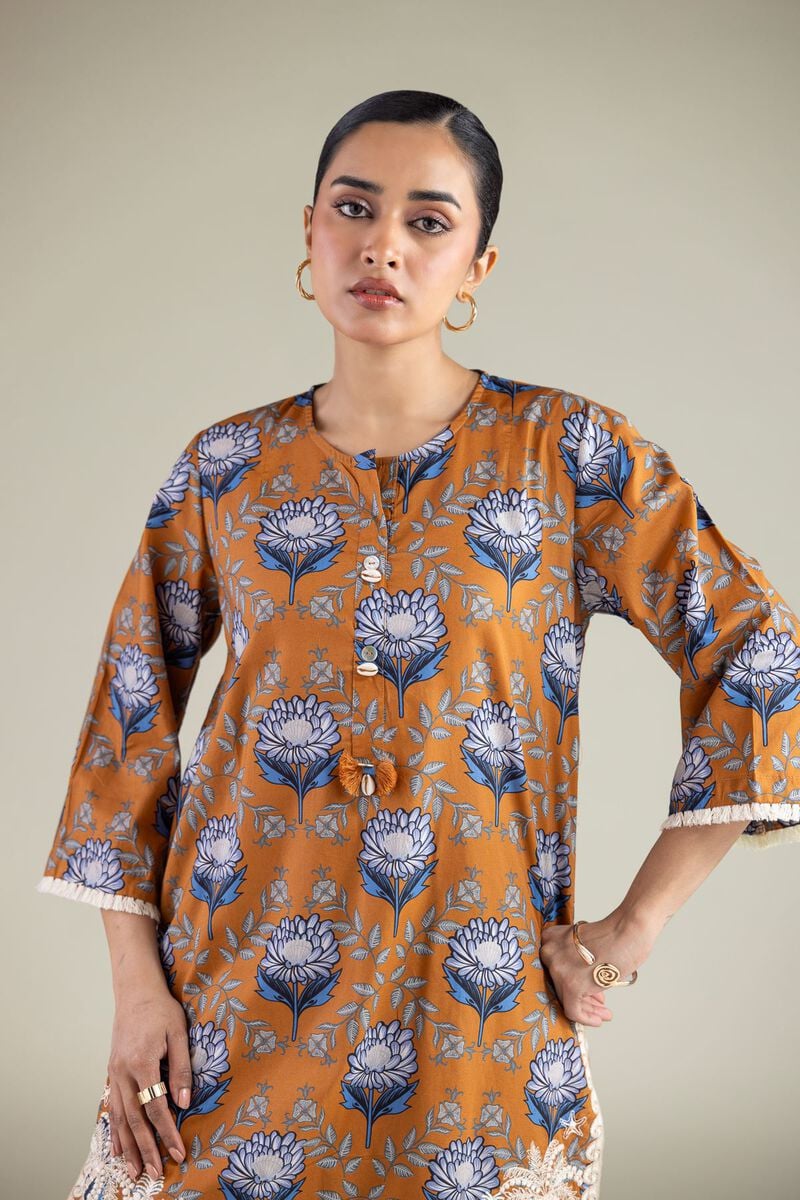 Embroidered | Cambric | Floral Cambric Kurta | USD 40.00