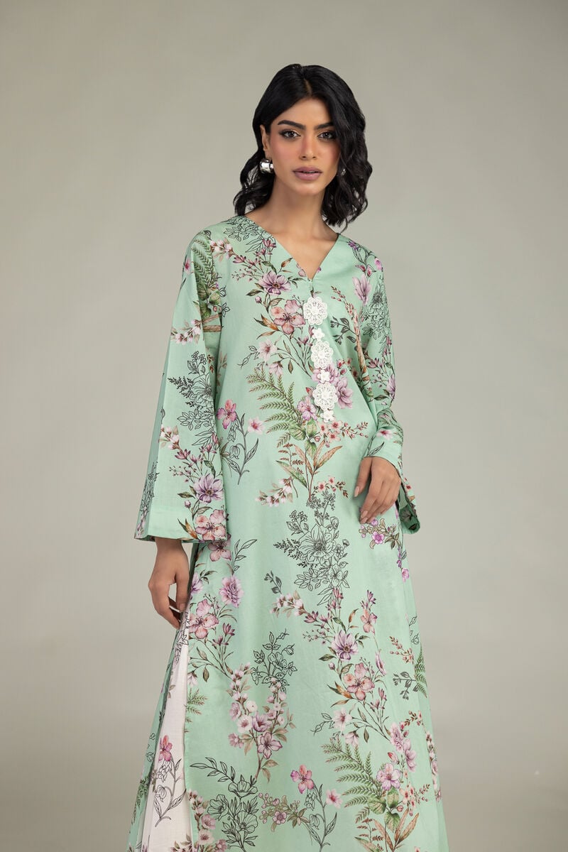 Embroidered | Cambric | Floral Cambric Kurta | USD 30.00