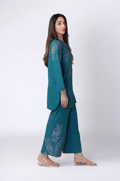Embroidered | Cotton Dobby | Pants | USD 20.00