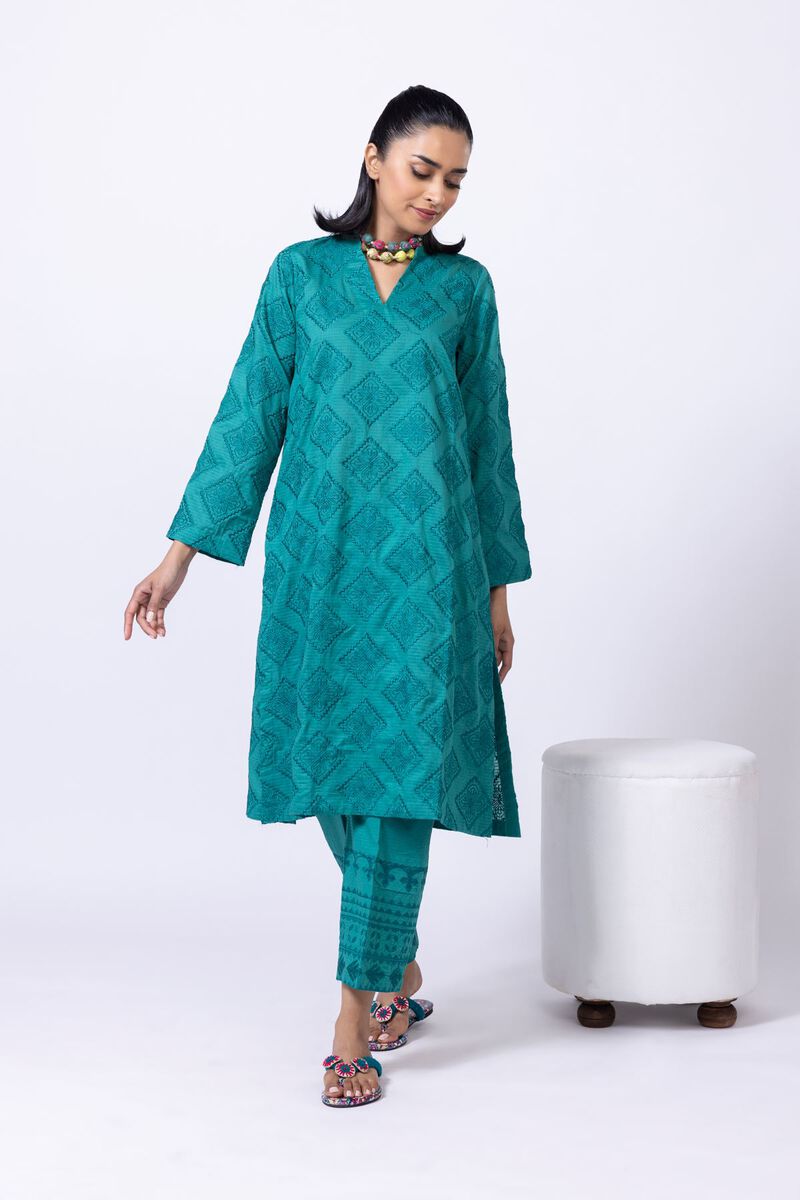 Embroidered | Cotton Dobby | Pants | USD 6.00