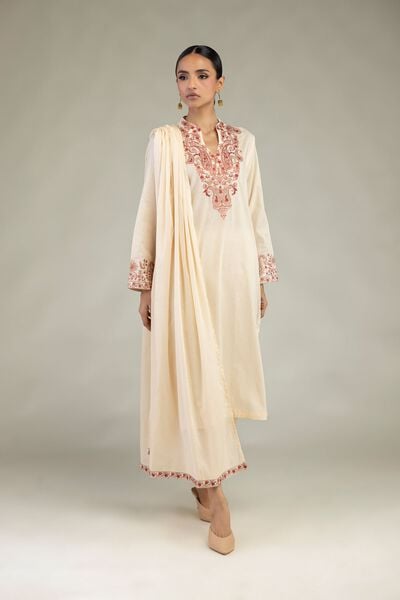 Embroidered | Cambric | Long Cambric Kurta | USD 40.00