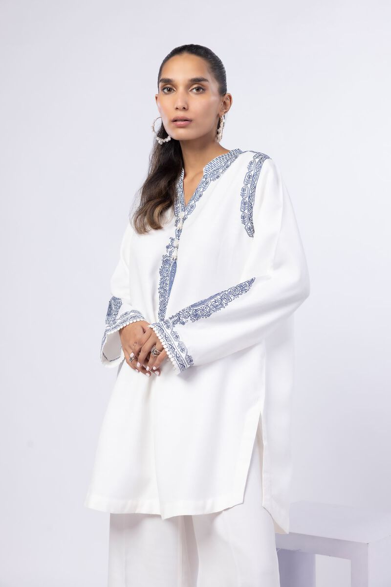 Embroidered | Russian Raw Silk | Kurta | USD 20.00
