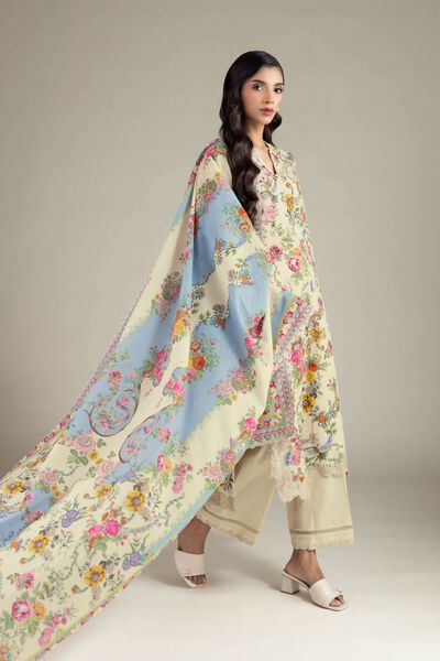 Embroidered | Cambric | Tailored 3 Piece | USD 70.00