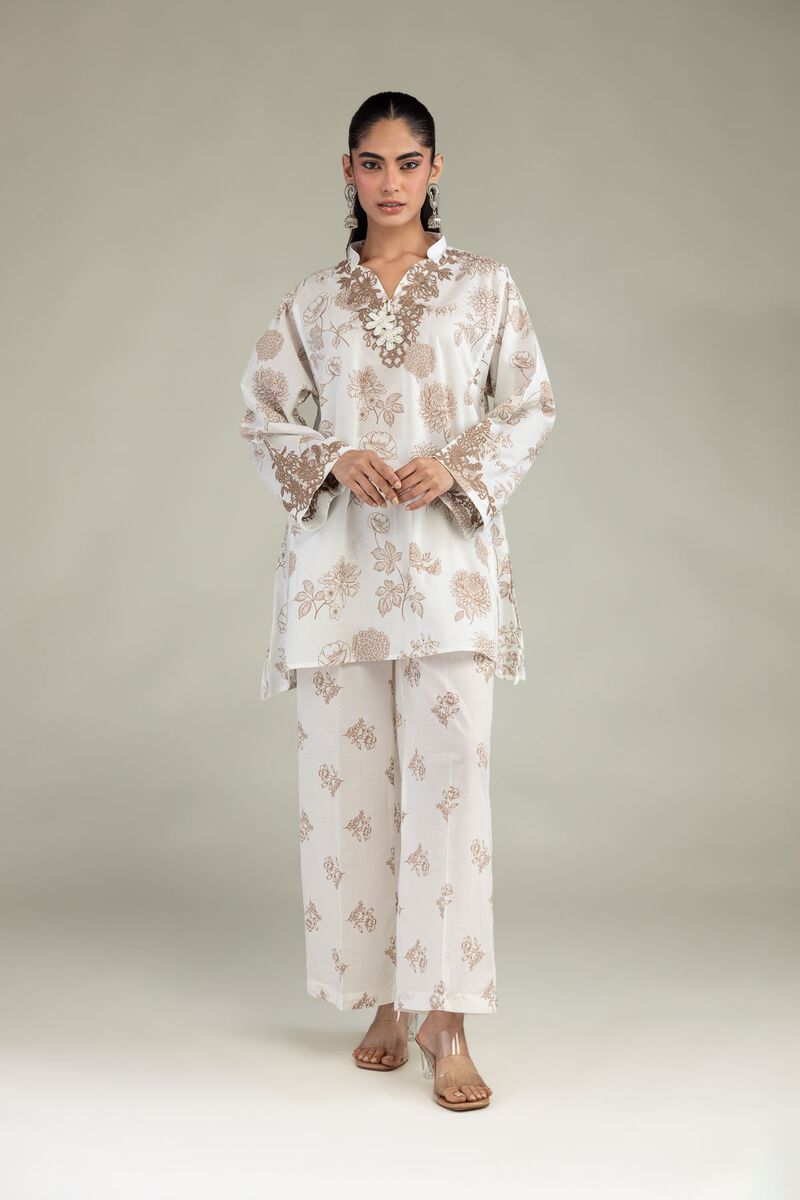 Embroidered | Cambric | Floral Cambric Kurta | USD 35.00