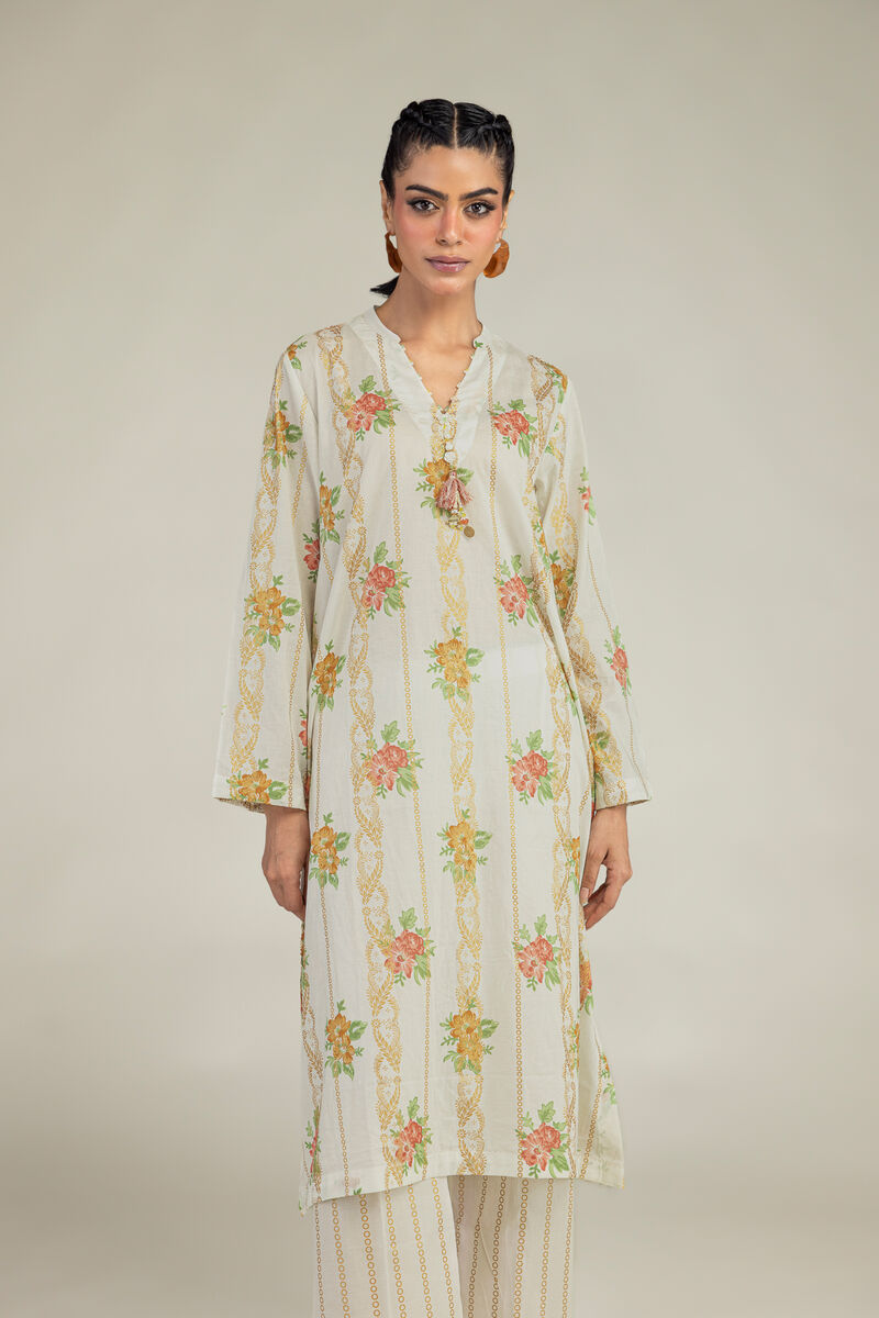 Printed | Cambric | Long Cambric Kurta | USD 35.00