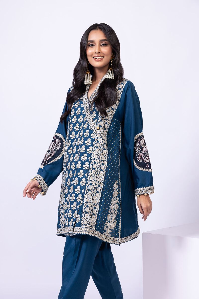 Embroidered | Viscose Oak Silk | Kurta | USD 30.00