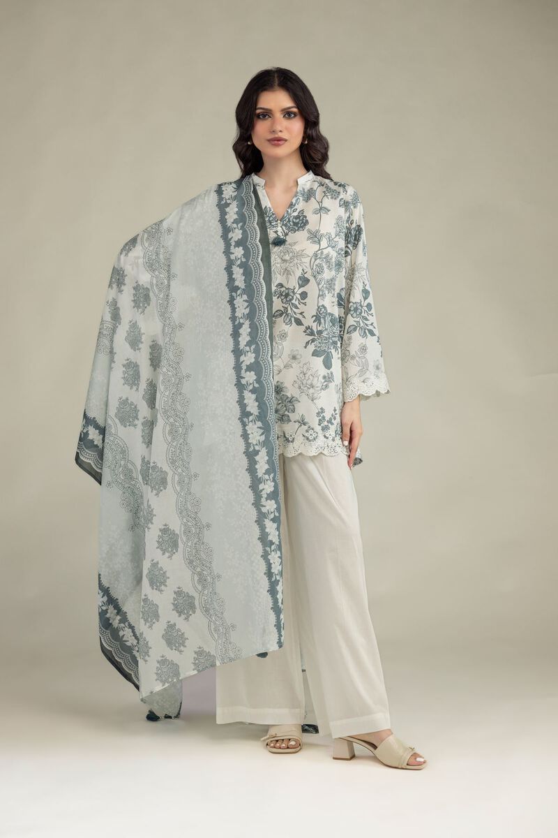 Embroidered | Lawn | Floral Lawn Dupatta | USD 25.00