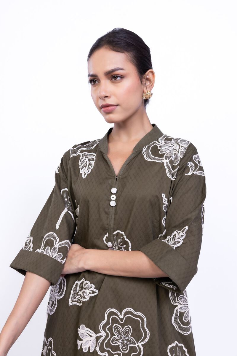 Embroidered | Cotton Dobby | Kurta | USD 21.00