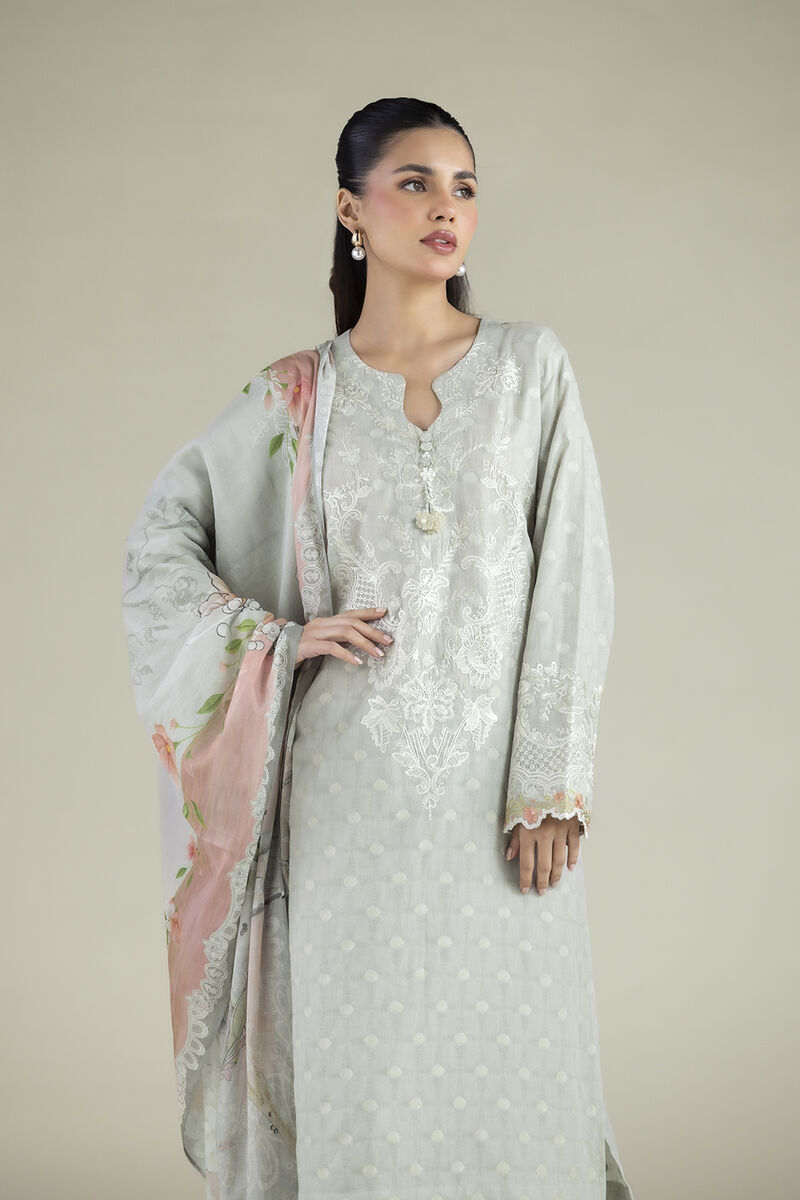 Embroidered | Broshia | Tailored 3-Piece Broshia | USD 80.00
