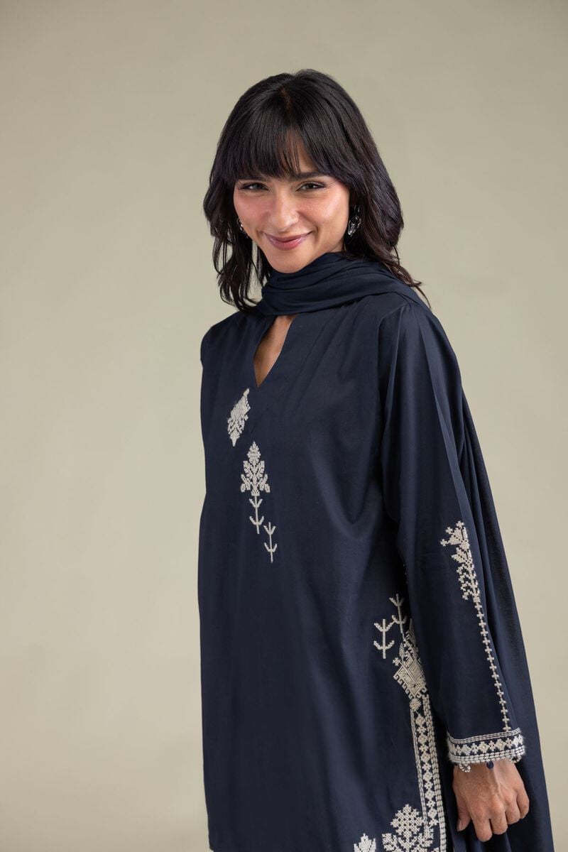 Embroidered | Cambric | Short Cambric Kurta | USD 35.00