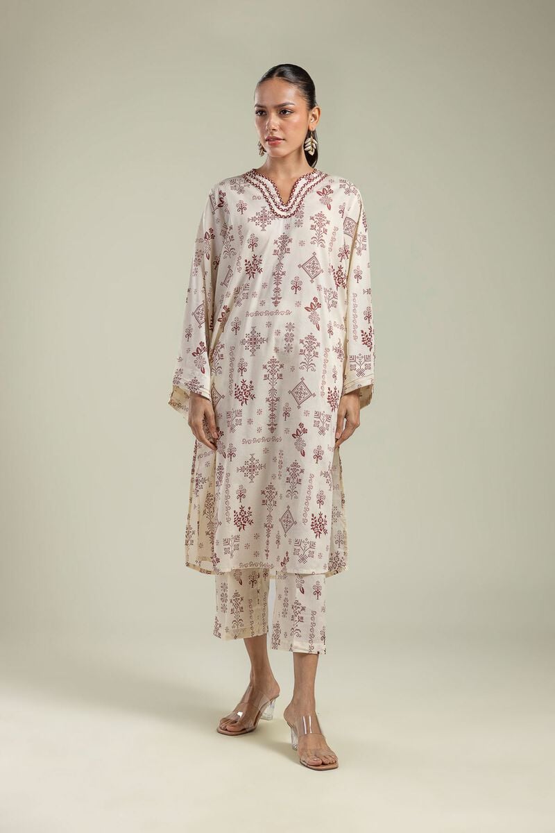 Printed | Cambric | Long Floral Kurta | USD 30.00