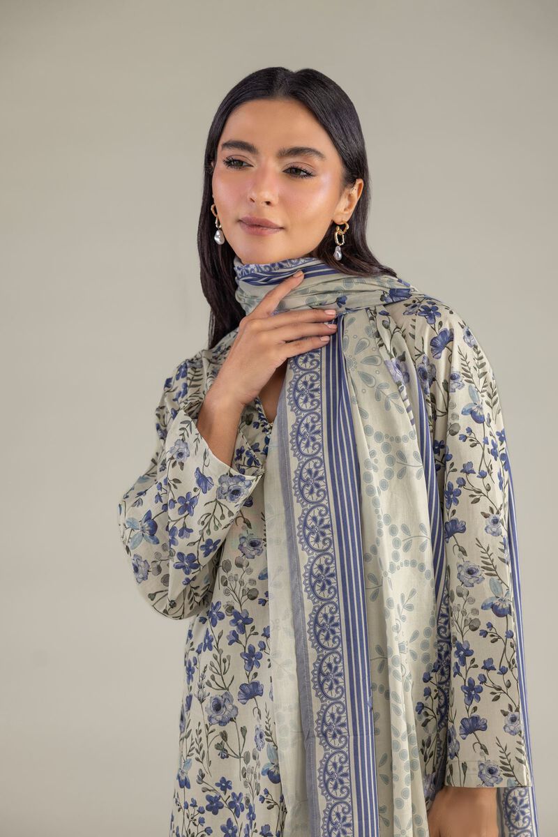 Printed | Lawn | Floral Lawn Dupatta | USD 30.00