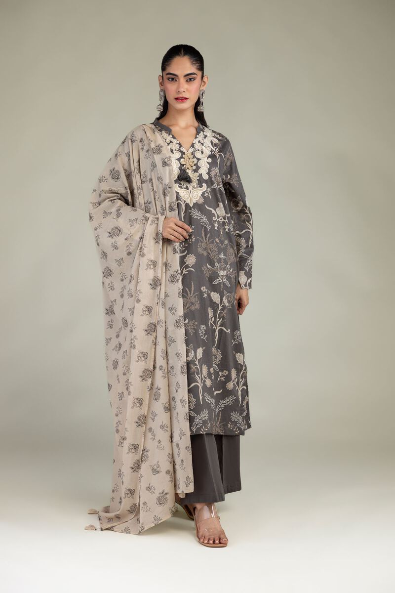 Embroidered | Lawn | Floral Lawn Dupatta | USD 30.00