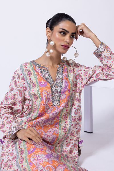 Embroidered | Viscose Oak Silk | Kurta | USD 50.00