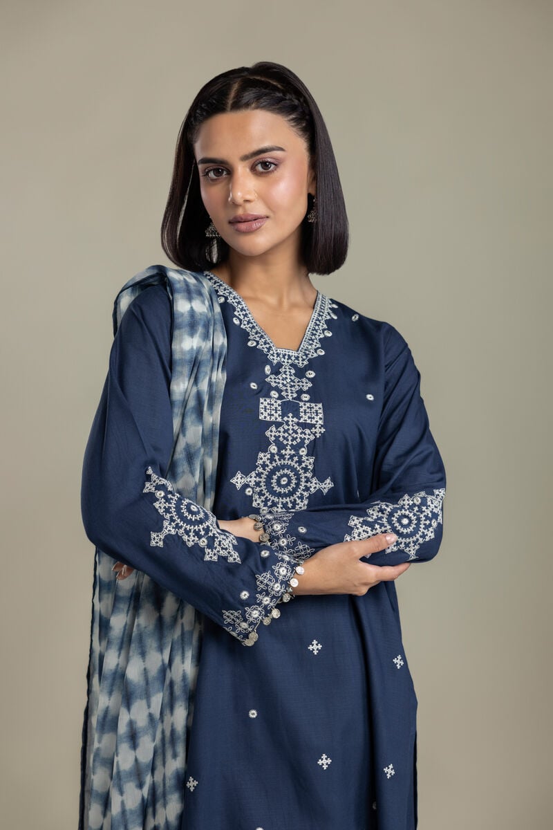 Embroidered | Raw Silk | Silk Tailored 3-Piece | USD 105.00