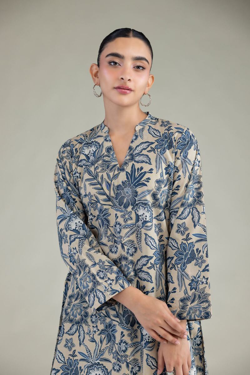 Printed | Cambric | Cambric Longline Kurta | USD 35.00