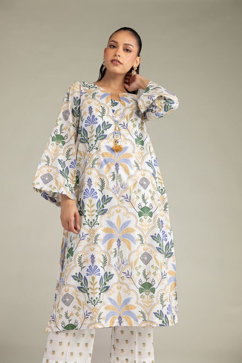 Printed | Cambric | Long Cambric Kurta | USD 35.00