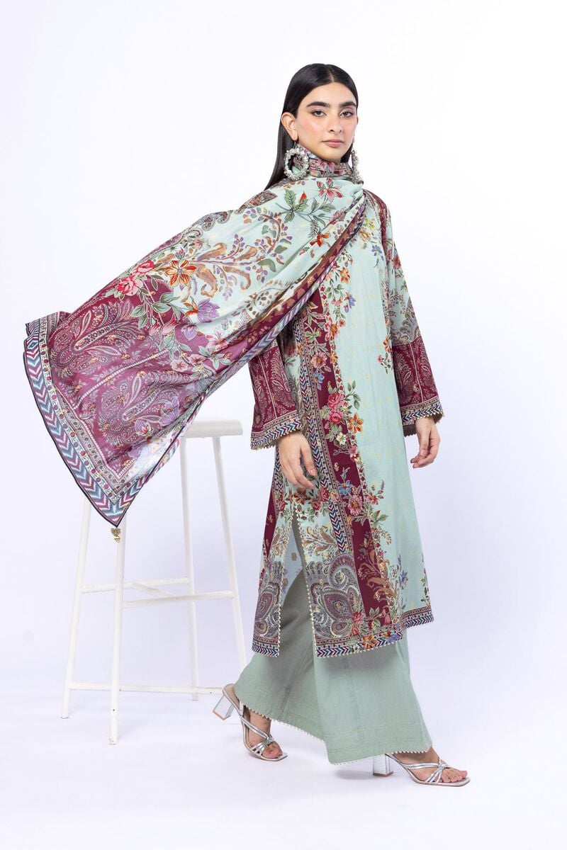 Printed | Jacquard | Tailored 3 Piece | USD 70.00