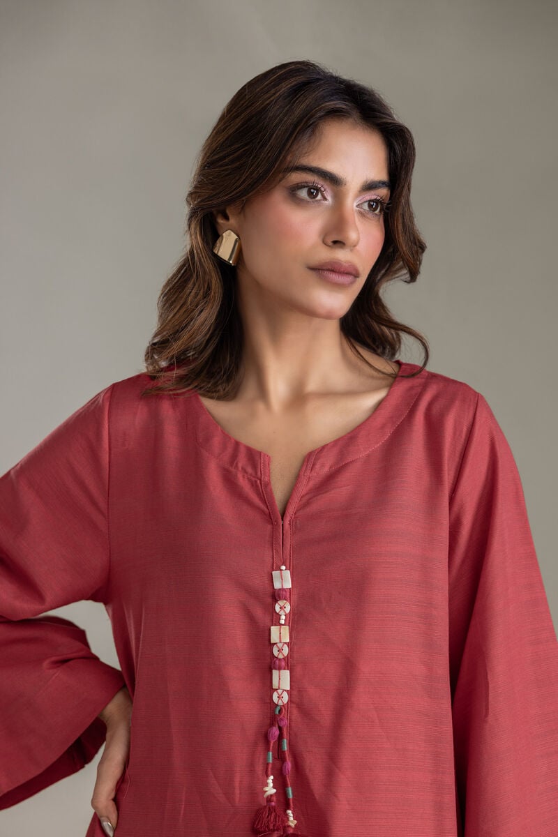 Printed | Light Khaddar | Solid Khaddar Kurta | USD 35.00