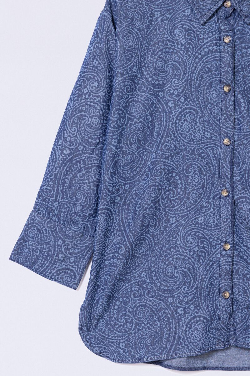 Embroidered | Tencel Denim | Blouse | USD 10.50