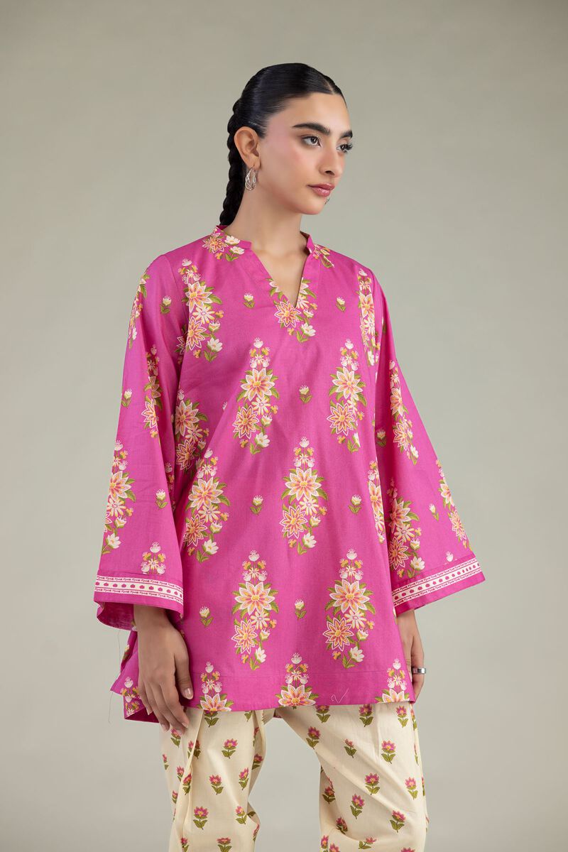 Printed | Cambric | Floral Cambric Kurta | USD 35.00
