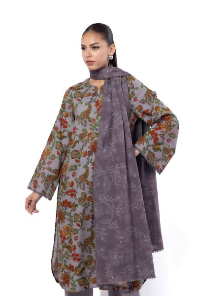 Printed | Khaddar | Tailored 3 Piece | USD 22.50