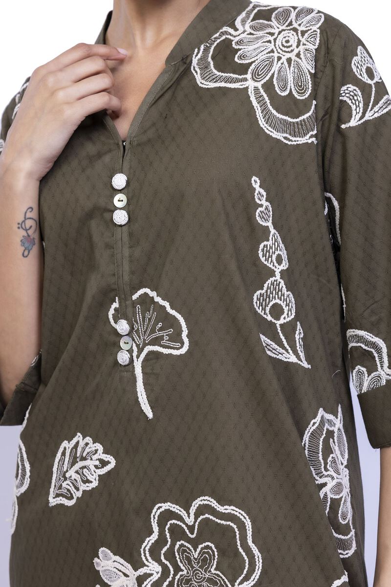 Embroidered | Cotton Dobby | Kurta | USD 21.00