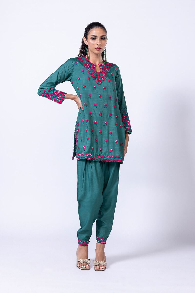 Embroidered | Raw Silk | Shalwar | USD 6.00