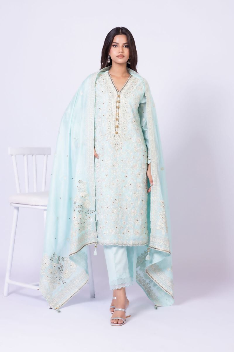 Embroidered | Viscose Polyester Net | Dupatta | USD 17.50
