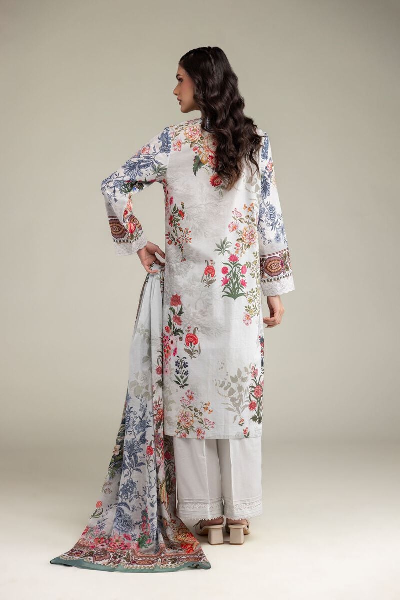 Embroidered | Cambric | Floral Tailored 3-Piece | USD 70.00