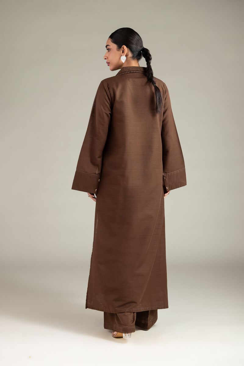 Dyed | Textured Cotton | Wing Collar Kurta | USD 30.00