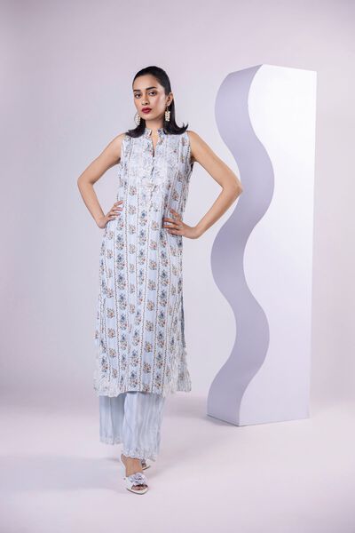 Embroidered | Russian Raw Silk | Kurta | USD 60.00