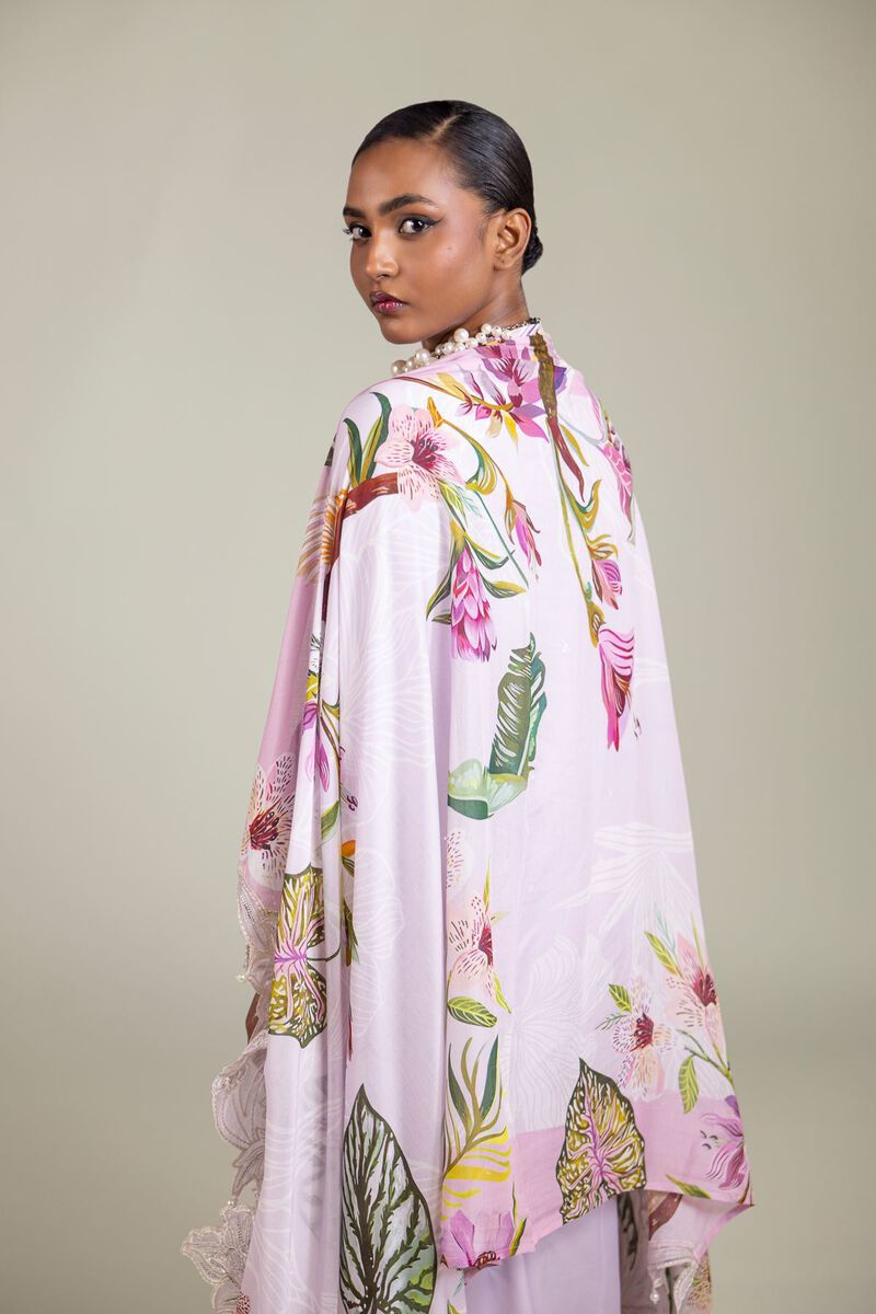 Raw Silk | 3-Piece Embroidered Suit | USD 180.00