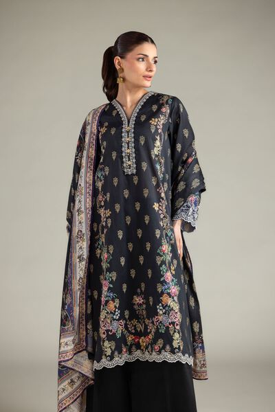 Embroidered | Jacquard | Tailored 3-Piece Set | USD 75.00