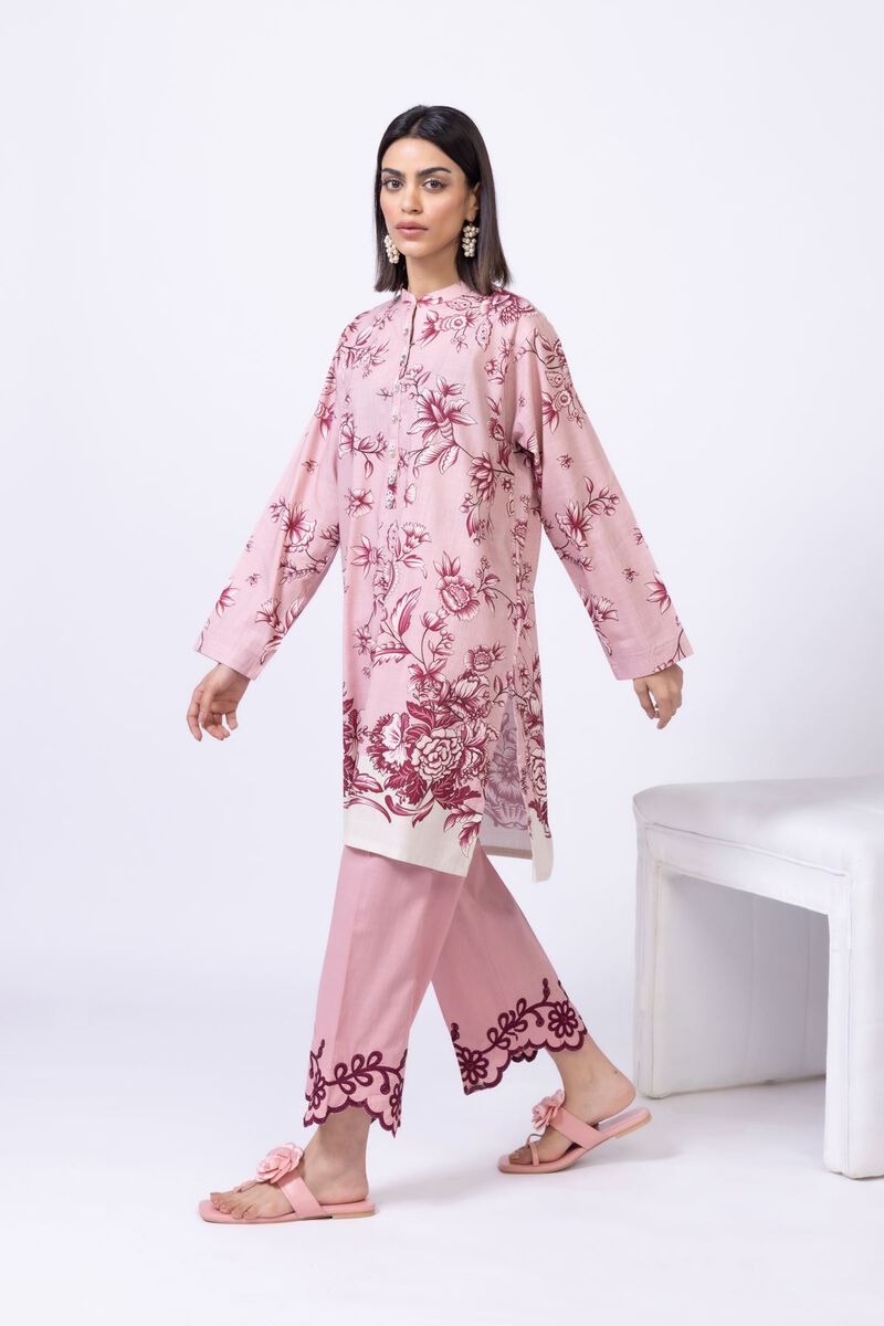 Embroidered | Crosshatch Poplin | Pants | null