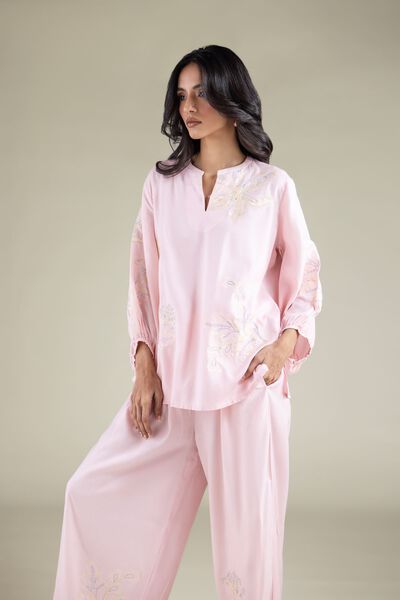 Embroidered | Viscose | Blouse | USD 35.00