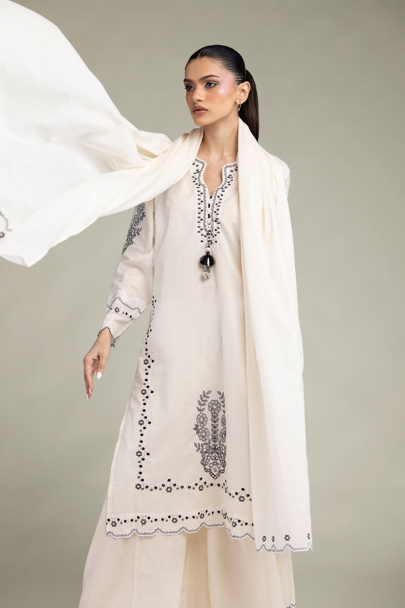Embroidered | Lawn | Floral Lawn Dupatta | USD 30.00