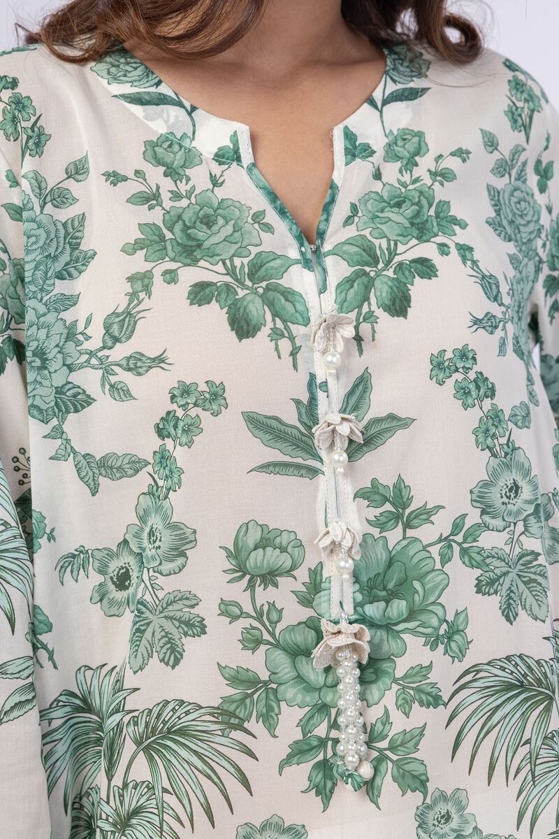 Printed | Swiss Voile | Kurta | USD 25.00
