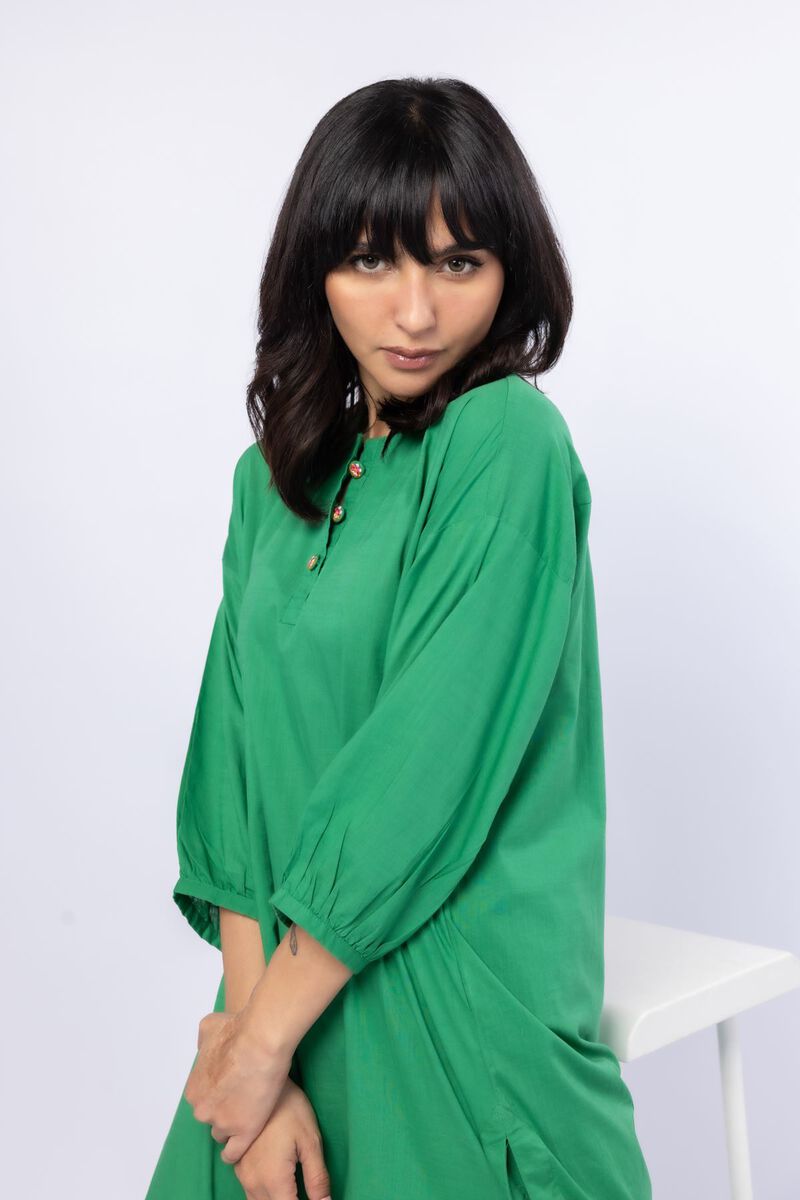 Embroidered | Crosshatch Poplin | Kurta | USD 12.00