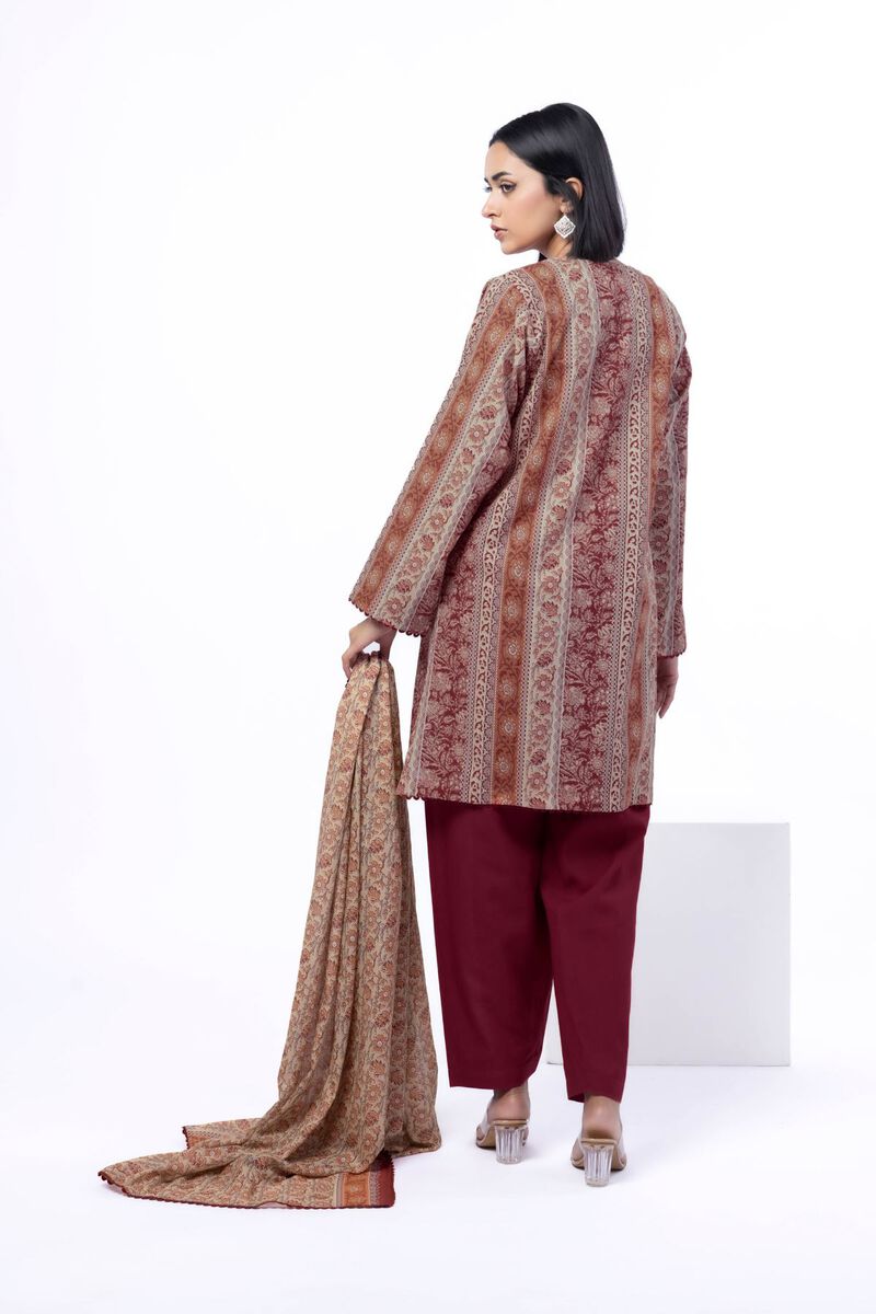 Printed | Cotton | Tailored 3 Piece | USD 22.50