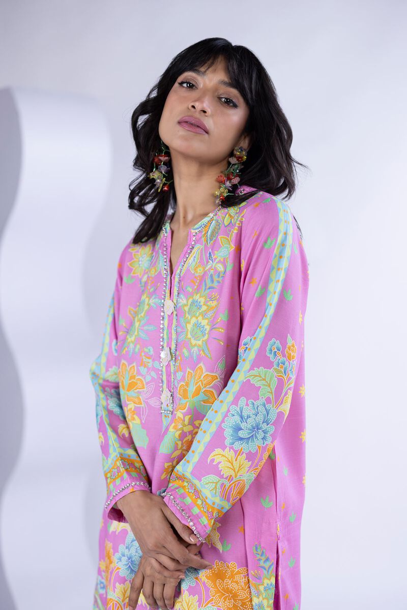 Printed | Thai Silk | Kurta | USD 50.00