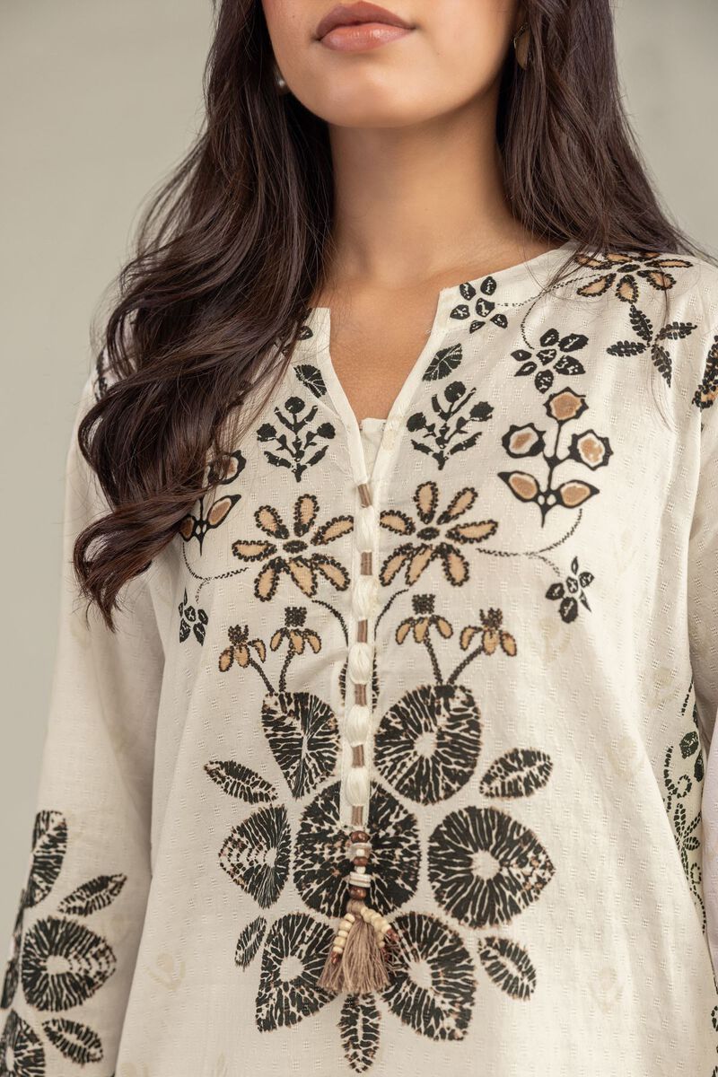 Printed | Cotton Dobby | Short Floral Kurta | USD 30.00