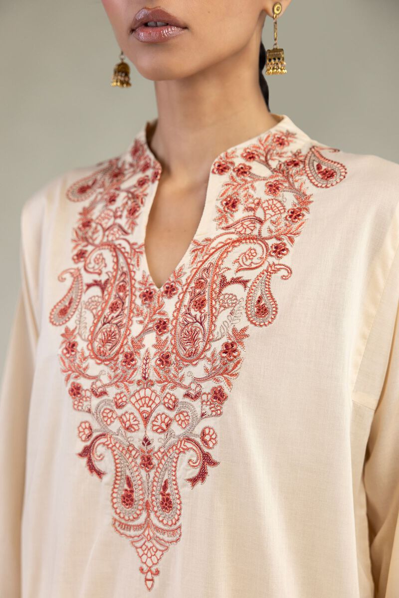 Embroidered | Cambric | Long Cambric Kurta | USD 40.00
