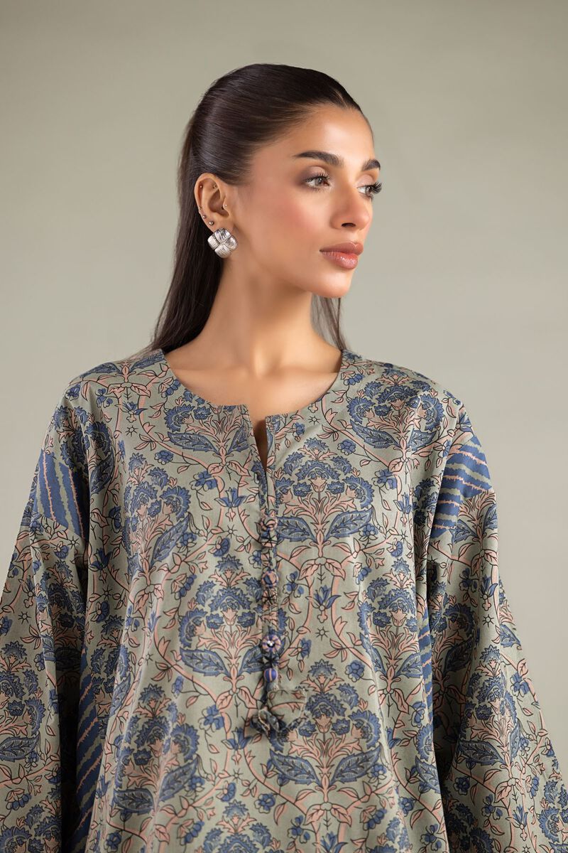 Printed | Cambric | Round-Neck Kurta | USD 30.00