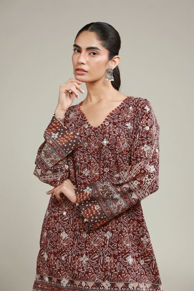 Embroidered | Messuri | Tailored 2 Piece | Top and Bottom | USD 55.00