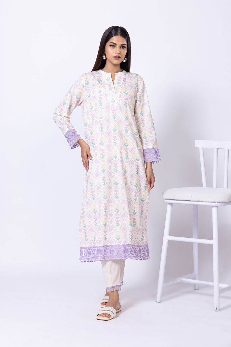 Embroidered | Crosshatch Poplin | Kurta | USD 35.00