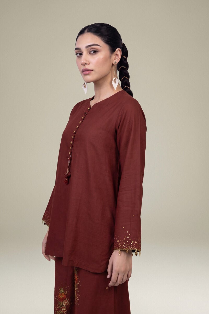 Embroidered | Raw Silk | Raw Silk Kurta | USD 45.00