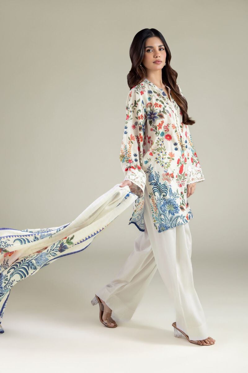 Embroidered | Messuri | Floral Tailored 3-Piece | USD 70.00