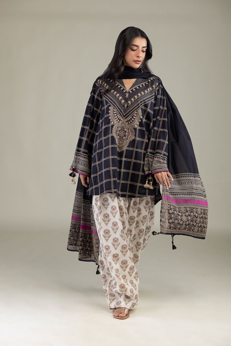 Printed | Cambric | Fabrics 3 Piece | null