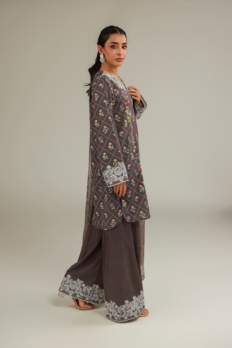 Embroidered | Cambric | Floral Cambric Tailored | USD 75.00